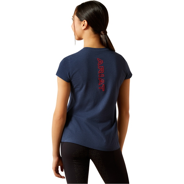 2025 Ariat Junior BV Logo T-Shirt 10062569 - Navy Heather
